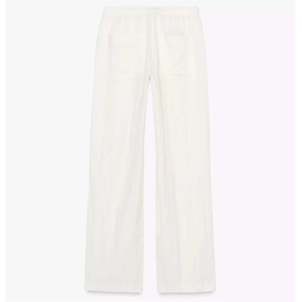 Straight Leg Drawstring Pants - Picture 2 of 3